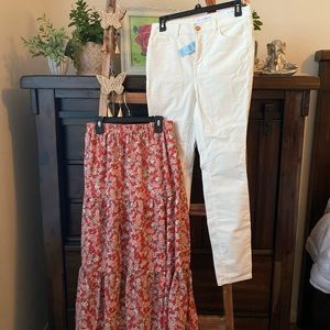 LOFT skirt and pants bundle!